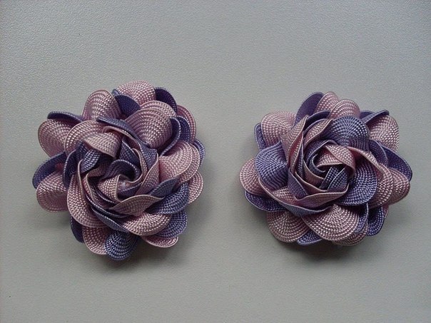 Цветок из тесьмы "вьюнчик". мастер-класс.