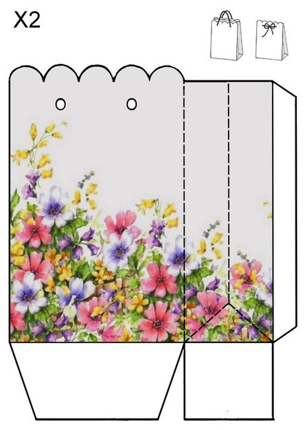 Шаблоны коробочек