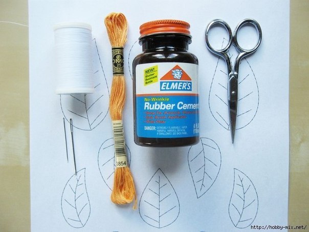 Игольное кружево. листья