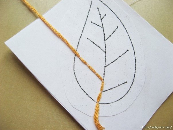 Игольное кружево. листья