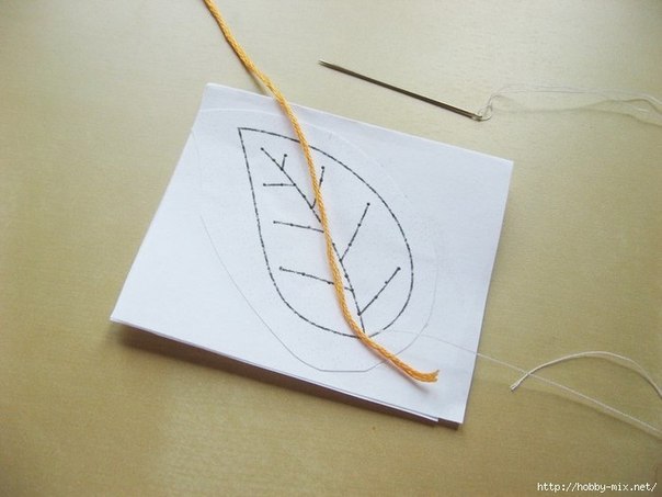 Игольное кружево. листья