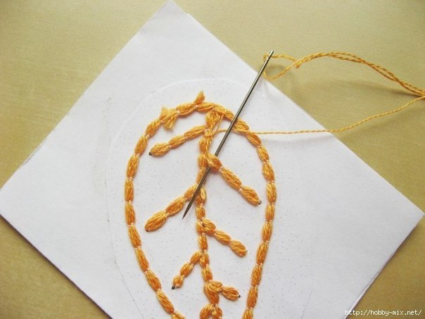 Игольное кружево. листья