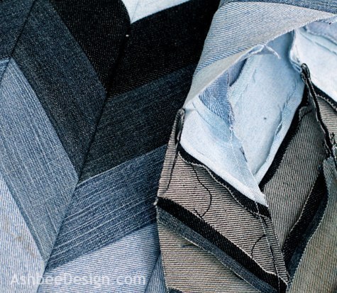 Замечательные подушки из старых джинсов. мастер-класс.