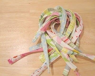 Плетем корзинку из полосок ткани