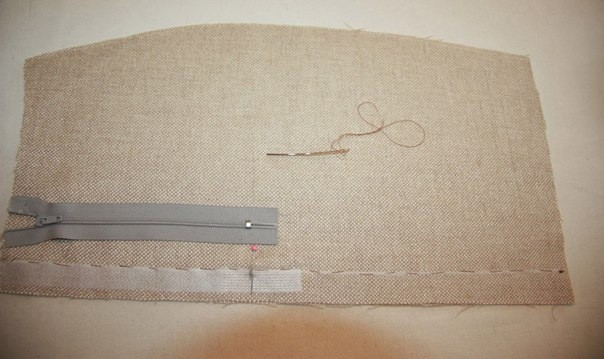 Как вшить простую застёжку-молнию в юбку