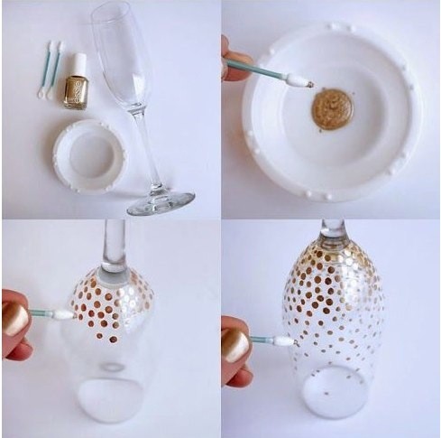 Роспись стеклянных бокалов Роспись стеклянных бокалов