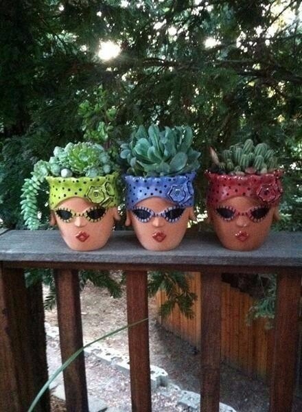 Очаровательные идеи декора с горшками