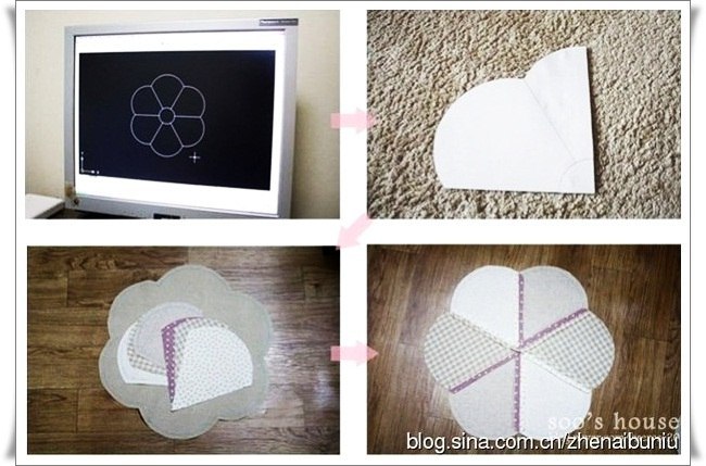 Подушка-цветочек: мастер-класс