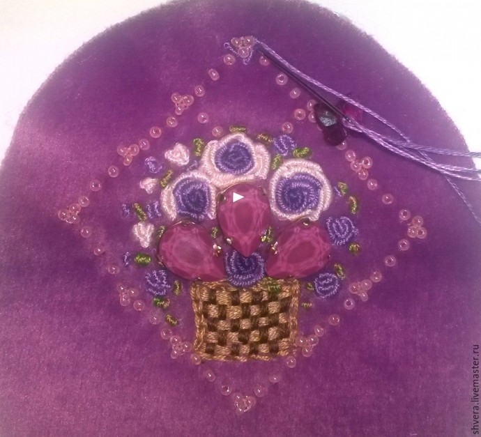 Кошелек в винтажном стиле