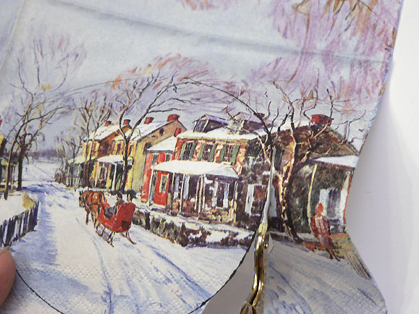 Рождественские подсвечники из бокалов в технике декупажа