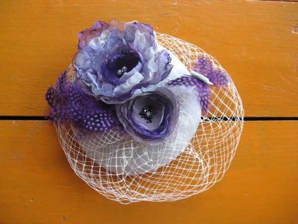 ​Вечерняя шляпка с вуалью