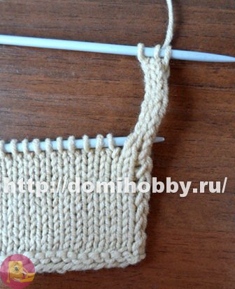 ​Закрытие петель с оформлением края шнуром