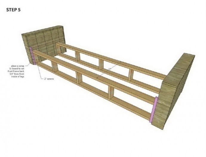 Диван-кровать с ящиками для хранения