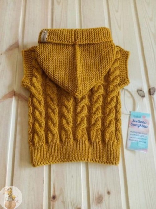 Интересные узоры для вязания жилетки