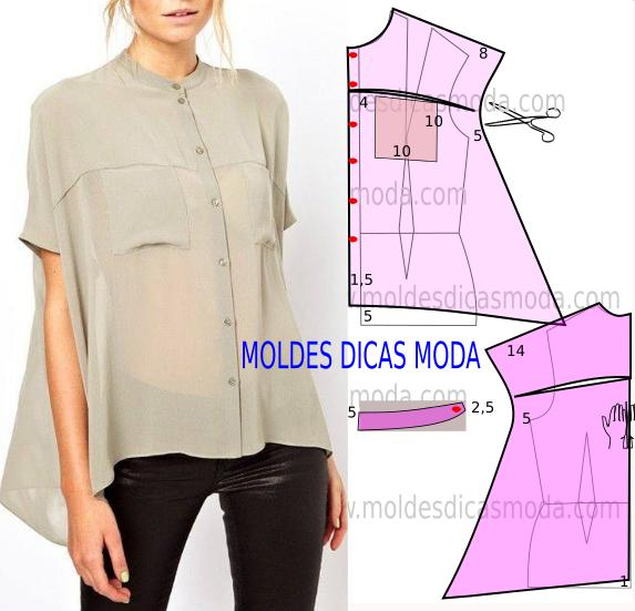 ​Моделирование оригинальных летних блузок