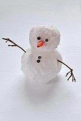 Реалистичный снеговик