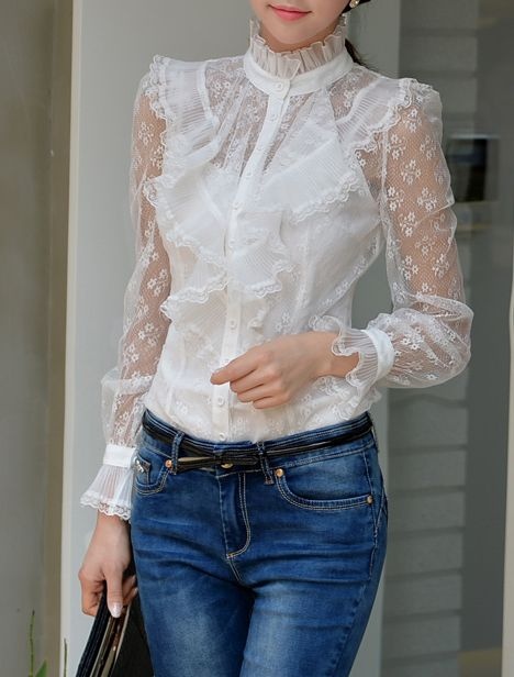 Интересные блузы: идеи для вдохновения