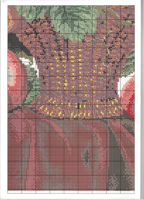 Персики и виноград