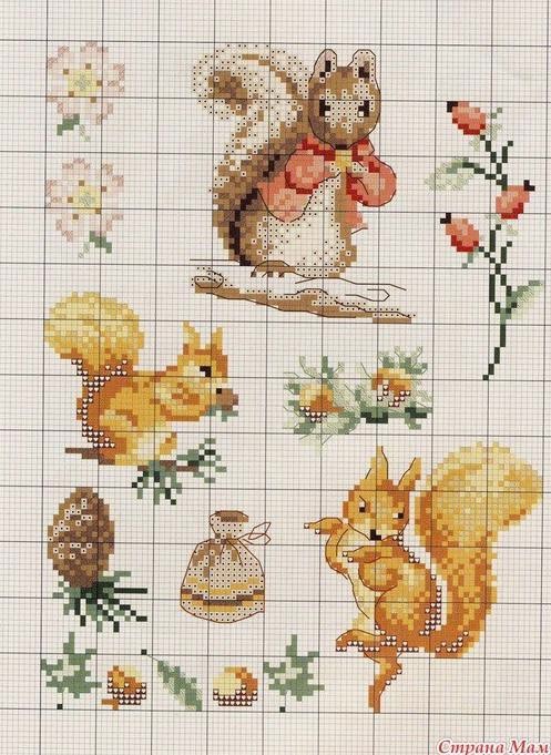 Милые схемы вышивки Милые схемы вышивки