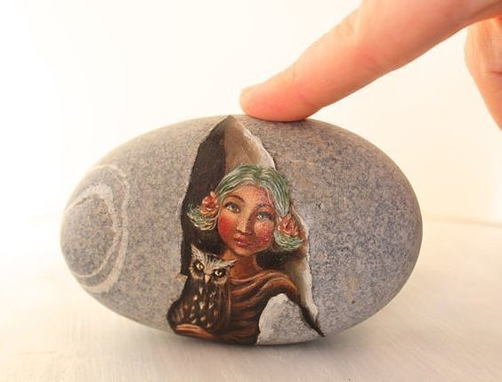Идеи потрясающей росписи камней