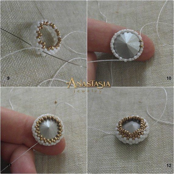 Яркие крупные серьги из бисера: мастер-класс