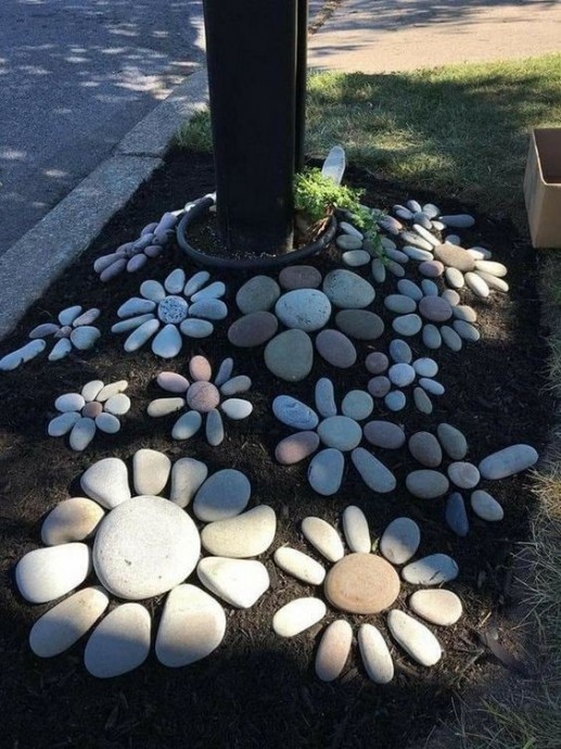 ​Клумбы из камней: идеи для дачи