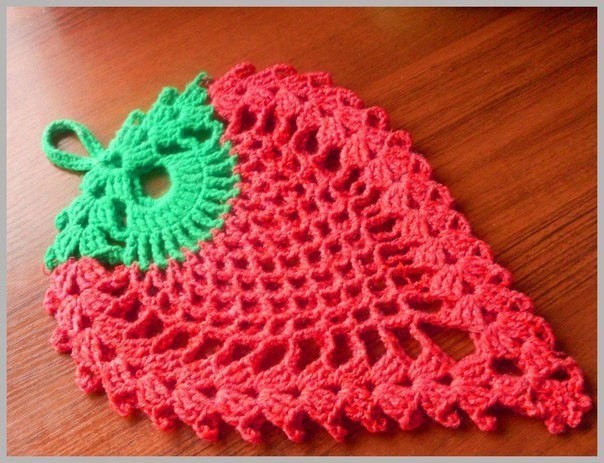 Прихватка "Клубничка"