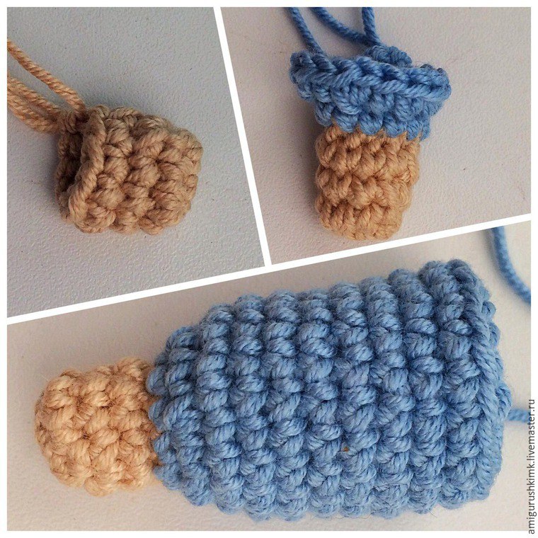 ​Вяжем пупса крючком: мастер-класс