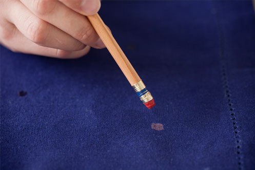 Декор с помощью отбеливателя