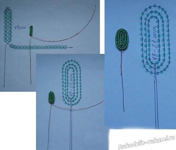 Весенний цвет: красота из бисера