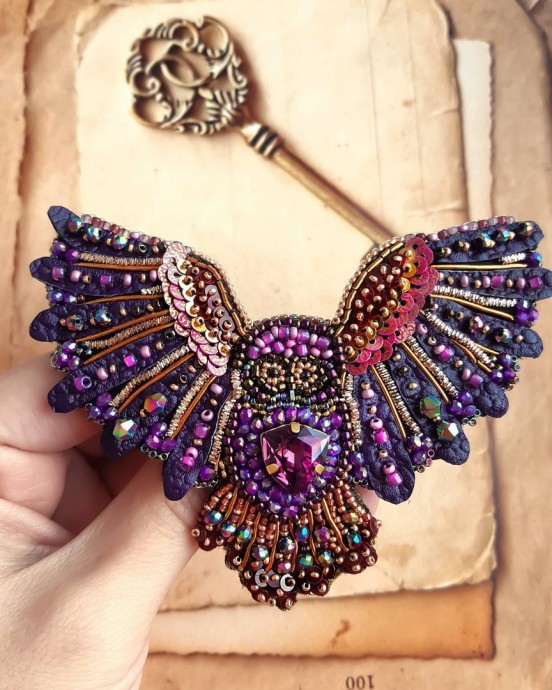 Броши из бисера: идеи