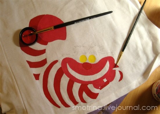 Как нарисовать картинку на майке