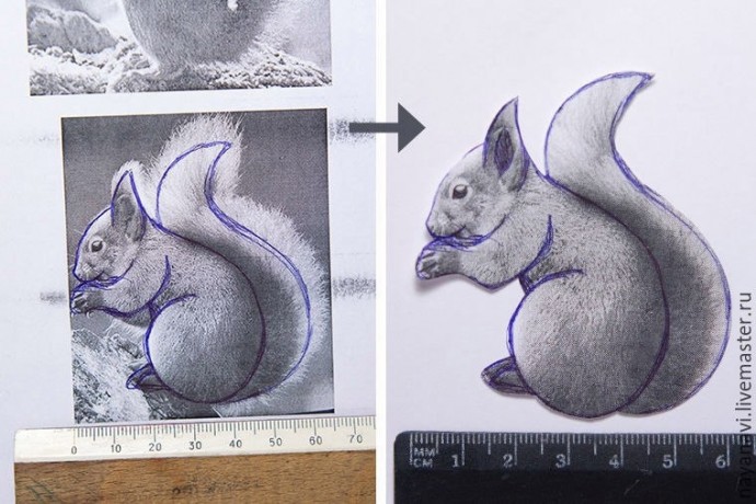 Создаем брошь "Белочка с желудем" Создаем брошь "Белочка с желудем"