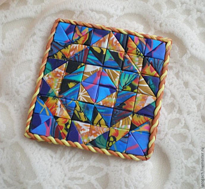 Квилт из полимерной глины