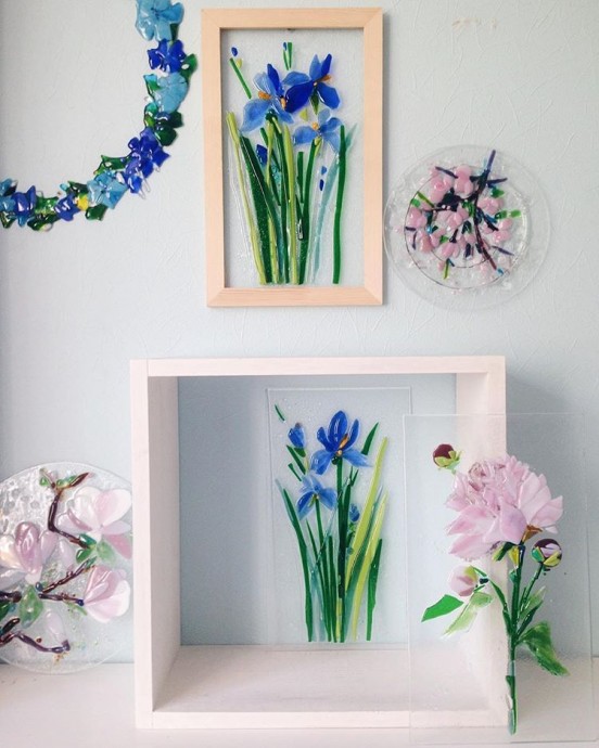 Изысканные работы из стекла: идеи для творчества