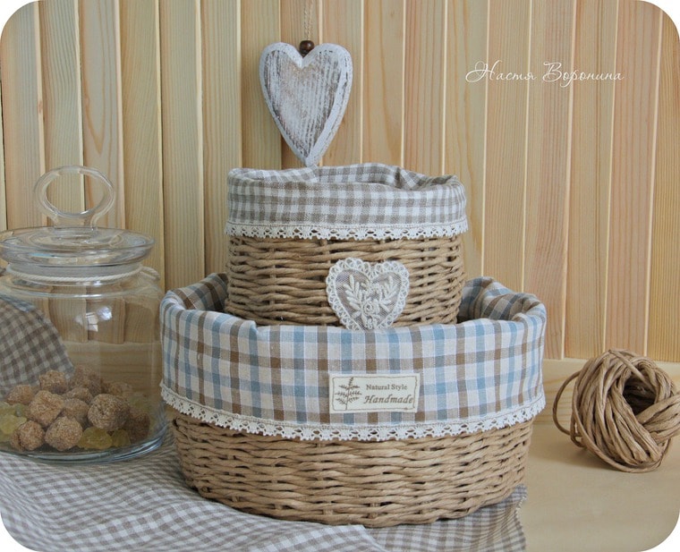 Корзинка в стиле "Прованс"