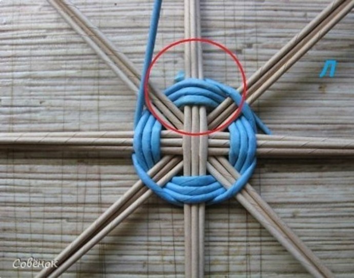 Плетем корзинку из газетных трубочек: мастер-класс