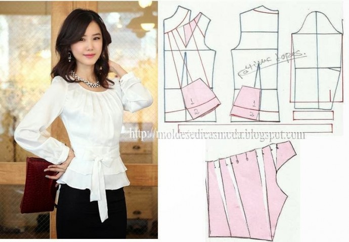 Моделирование блузок и туник