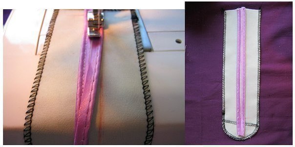 ​Обработка застежки-щели с кантом и навесными петлями: мастер-класс