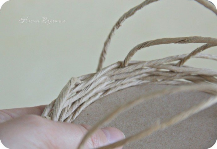 ​Плетём корзинку "Прованс"