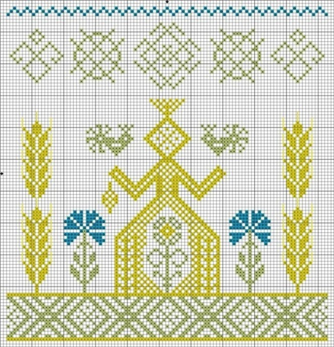 Богиня Макошь: схемы вышивки