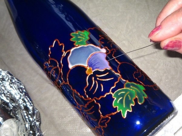 Роспись бутылки