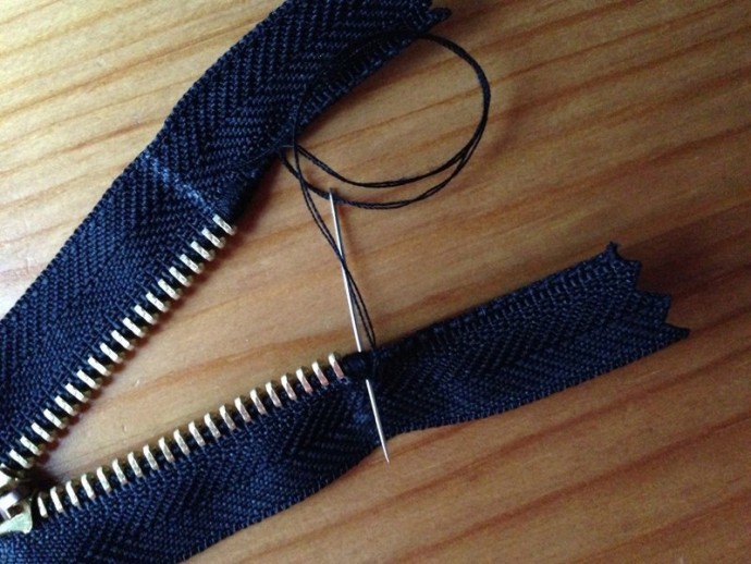 Укорачивание молнии