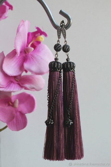 Серьги-кисти