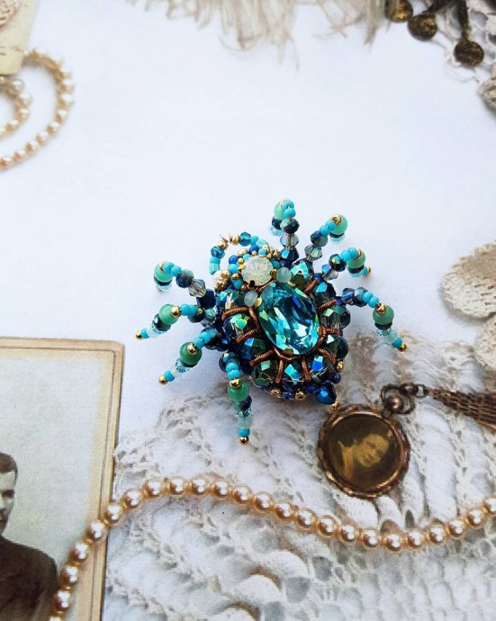 Броши из бисера: идеи