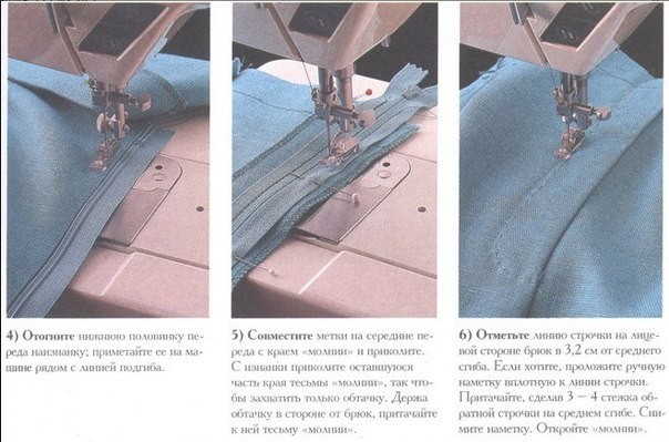 Застёжка-молния на брюках