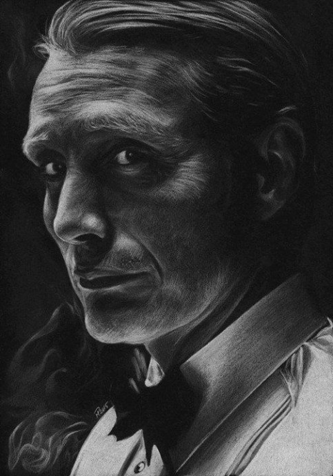 Похожие на фотографии рисунки карандашом