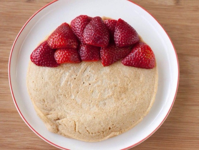 Очень красивый и вкусный новогодний завтрак