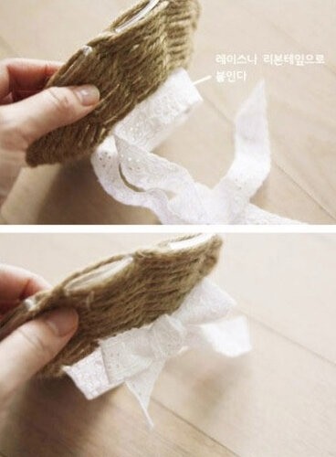 ​Ваза для мелочей на основе пластиковой бутылки