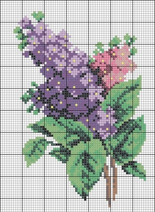 Вышиваем красивые розы и другие цветочки